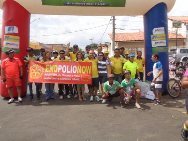Rotary Club promove Passeio Ciclístico contra a paralisia infantil.(Imagem:FlorianoNews)