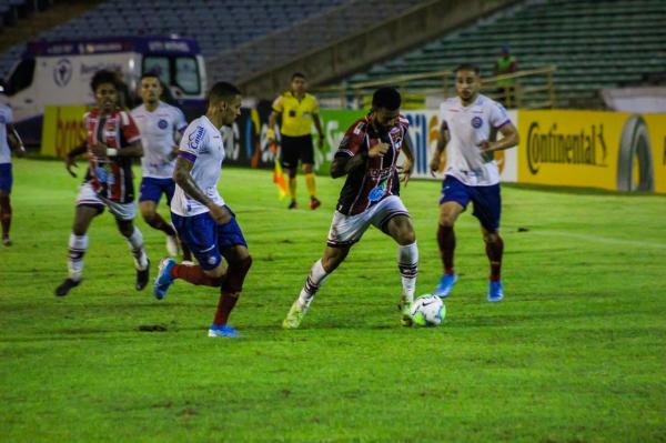 Lance entre River e Bahia pela Copa do Brasil(Imagem:Victor Costa/River A.C)