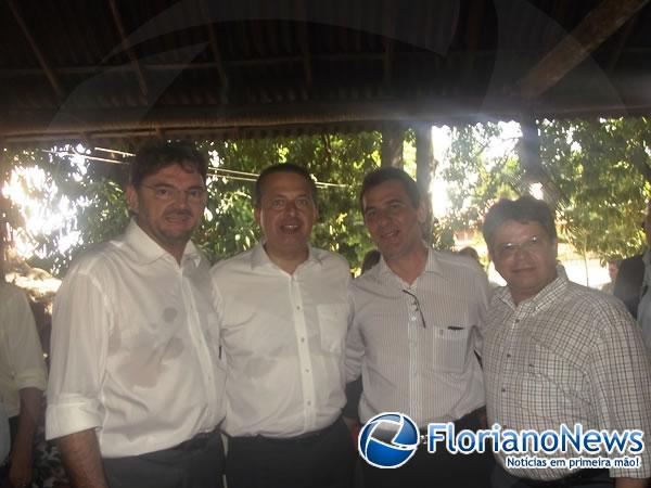 Governador Wilson Martins, Governador Eduardo Campos, Prefeito Gilberto Júnior e Deputado Gustavo Neiva.(Imagem:FlorianoNews)