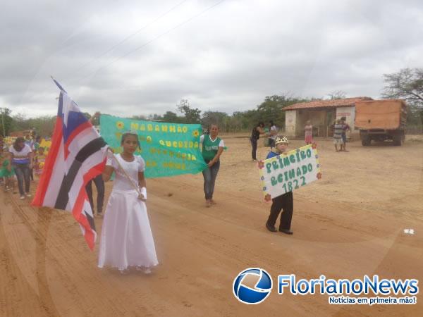 Realizada 1ª Parada Cívica das escolas do campo de Barão de Grajaú.(Imagem:FlorianoNews)