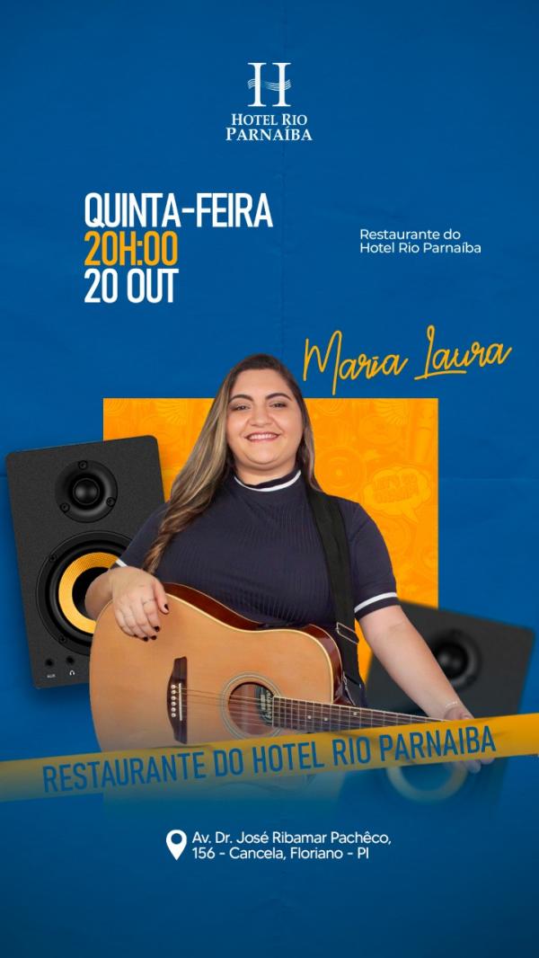 Cantora Maria Laura se apresenta nesta quinta (20), em Floriano(Imagem:Divulgação)