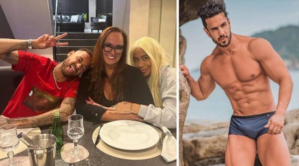 Mãe de Neymar segue romance discreto e apresenta muso fitness aos filhos.(Imagem:Reprodução/nstagram)