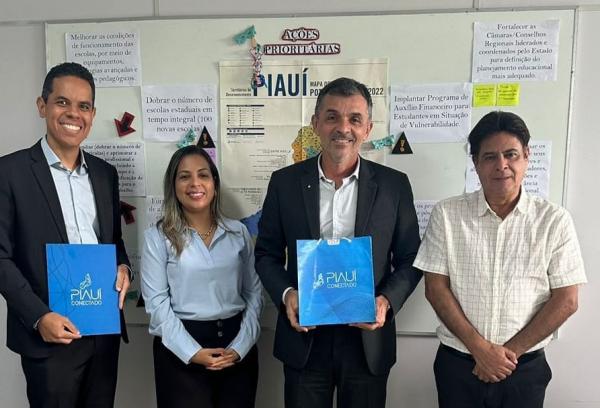 Seduc discute oferta de cursos em parceria com o Piauí Conectado.(Imagem:Divulgação)