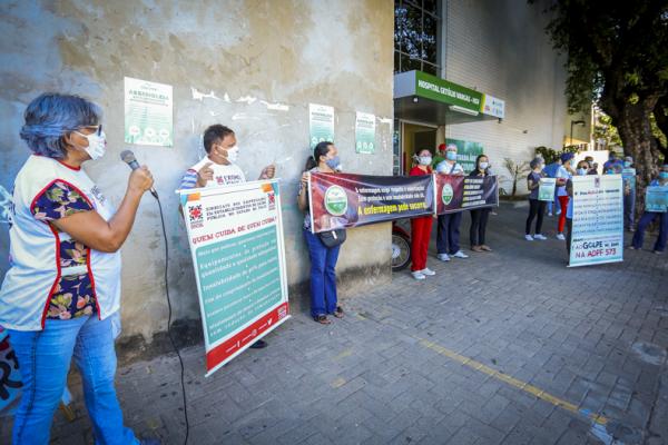 Greve na saúde começa nesta quinta com protesto em frente ao HGV(Imagem:Divulgação)