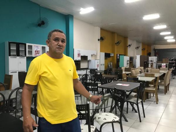 Genilson Silva, gerente da Lojas Vamol, filial de Floriano(Imagem:FlorianoNews)