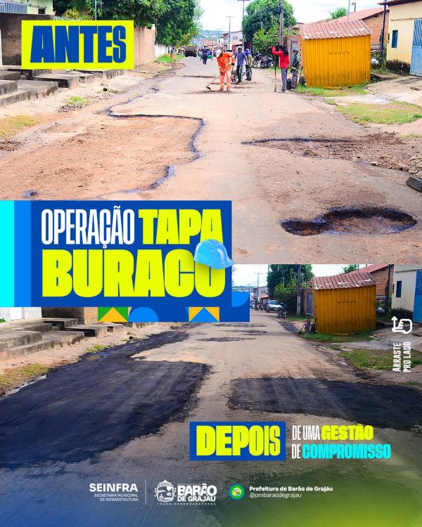 Prefeitura de Barão de Grajaú intensifica melhorias com a