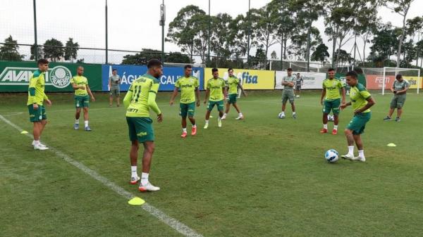 Palmeiras faz último treino antes de embarcar para estreia na Libertadores(Imagem:Reprodução)
