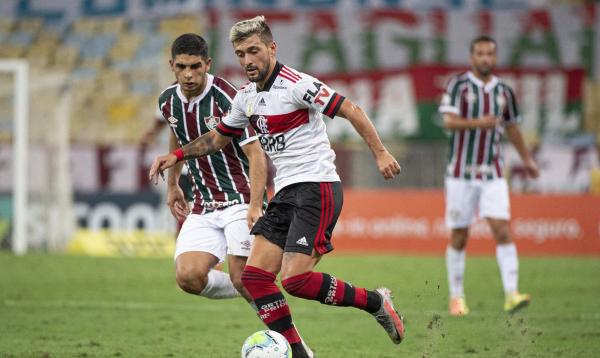 Fla x Flu: no 1ª clássico do ano.(Imagem:Alexandre Vidal/Flamengo/Direitos Reservados)