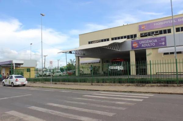 Hospital de Urgência de Teresina (HUT).(Imagem:José Marcelo/ G1 PI)