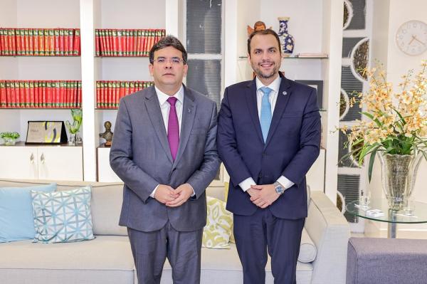 Rafael Fonteles e Mário Basílio(Imagem:Gabriel Paulino)