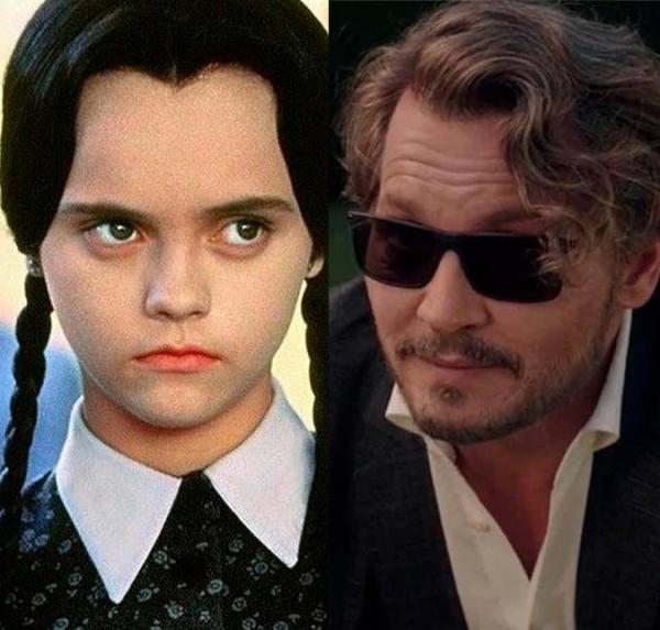 Christina Ricci revirou o baú de memórias e revelou uma lembrança para lá de curiosa: a intérprete de Wandinha, da franquia A Família Addams contou que foi Johnny Depp que lhe expl(Imagem:Reprodução)