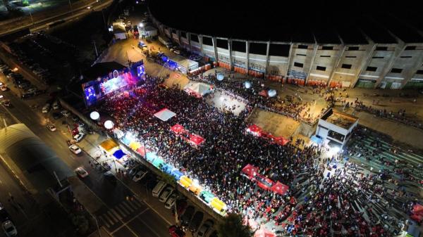 O ponto alto da noite foi a premiação do XV Festival Estadual de Quadrilhas Juninas ? Fequajupi, Série Ouro.(Imagem:Divulgação)
