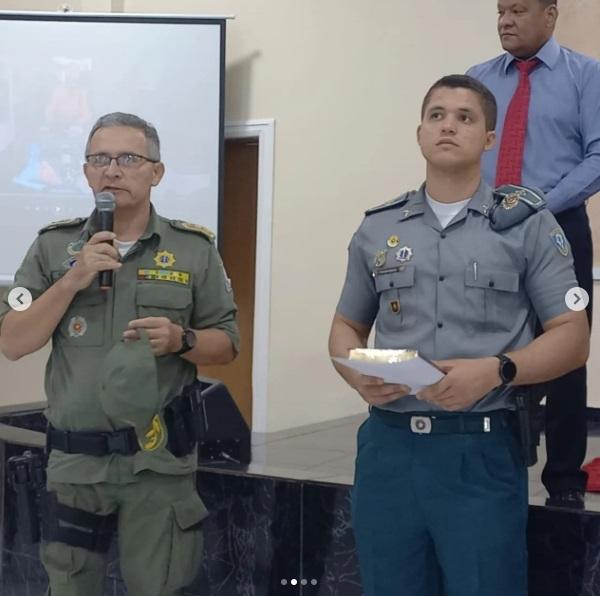 Polícia Militar recebe homenagem especial na Igreja Universal de Floriano.(Imagem:Divulgação)