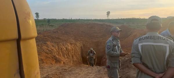 Corpo é encontrado após uma semana de escavação em poço na Zona Sul de Teresina(Imagem:Edigar Neto)