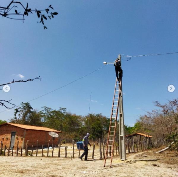 Prefeitura de Floriano prioriza comunidades rurais com melhorias em acesso e iluminação.(Imagem:Reprodução/Instagram)