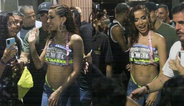  Anitta grava clipe em mais uma comunidade carioca.(Imagem:Ag.News )