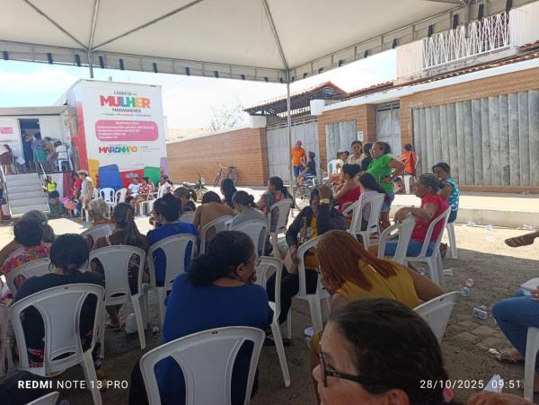 Barão de Grajaú realiza grande ação de saúde voltada às mulheres com a Carreta da Mulher Maranhense(Imagem:FlorianoNews)