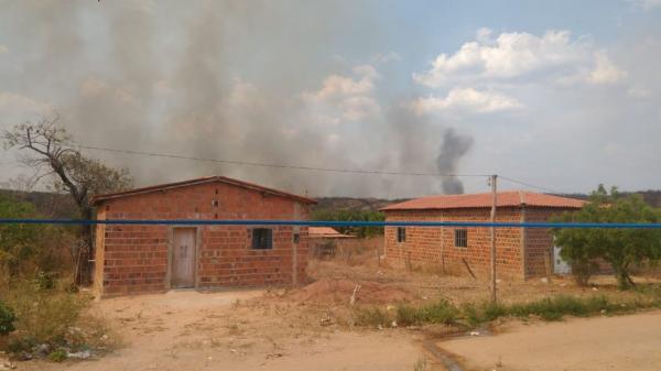 Incêndios destroem vegetação em fazendas em Teresina e no Sul do Piauí(Imagem:Divulgação)