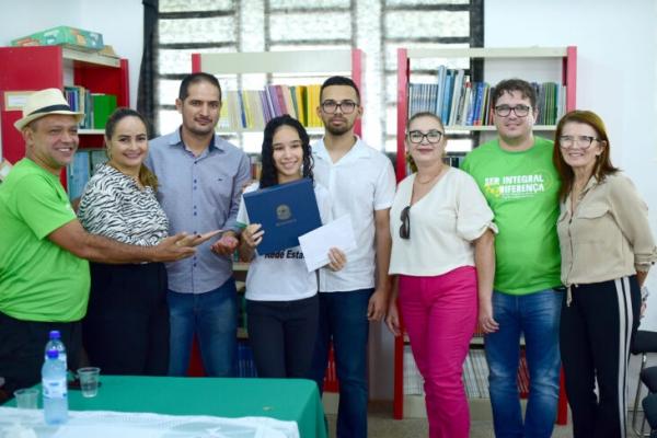 Estudante de Anísio de Abreu vai representar o Piauí no concurso Jovem Senador em Brasília.(Imagem:Divulgação)