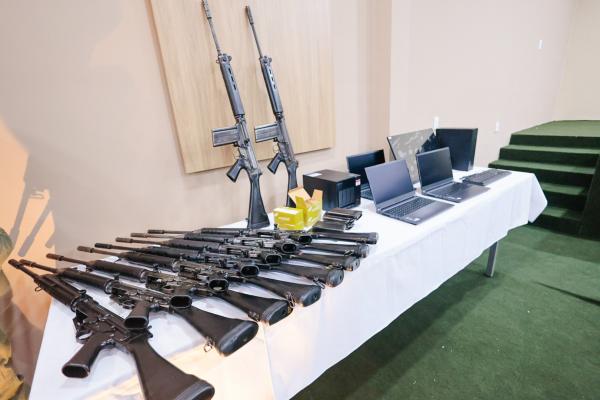 Com foco no enfrentamento qualificado ao crime organizado e no fortalecimento das atividades de intelig&ecirc;ncia, o recebimento contemplou a Pol&iacute;cia Militar e a Pol&iacute;cia Civil.(Imagem:Thiago Amaral (Ascom PM-PI))