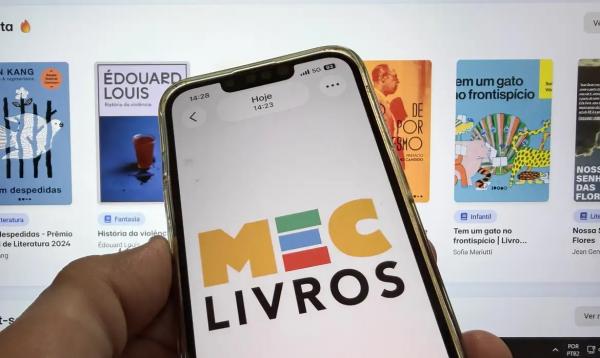 Browser e app da p&aacute;gina do MEC LIVROS.(Imagem:Rafa Neddermeyer/Ag&ecirc;ncia Brasil)