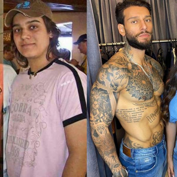 Lucas Lucco impressiona com antes e depois de começar a malhar: 