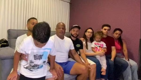 Marcelinho Carioca posta vídeo com a família após sequestro,(Imagem:Instagram)