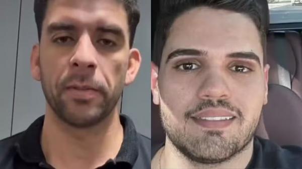 José Júnior (à esquerda) foi indiciado por envolvimento na morte de Erlan Oliveira (à direita).(Imagem:Reprodução)