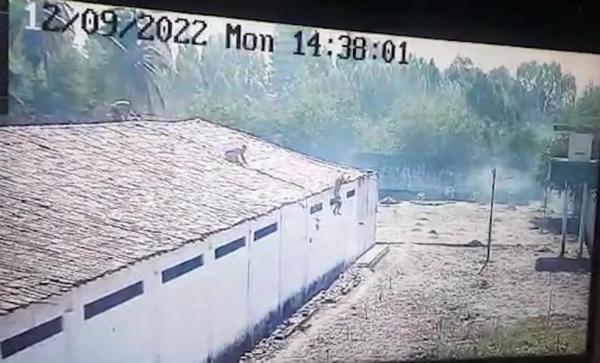 Tentativa de fuga na penitenciária de Parnaíba, Litoral do Piauí.(Imagem:Reprodução)