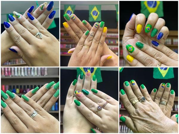 Unhas decoradas para Copa do Mundo: ideias para você se inspirar.(Imagem:Reprodução/ Premium Beauty)