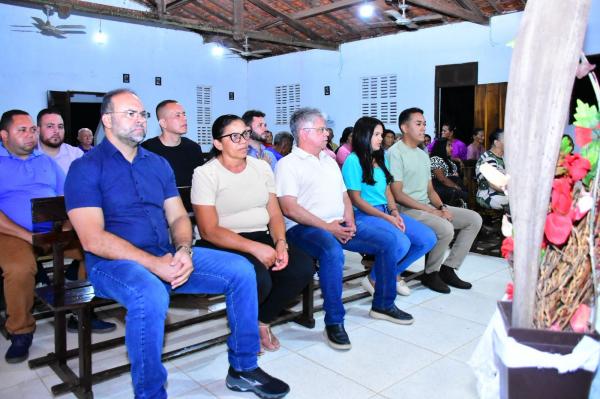 Felipe Vieira participa dos Festejos de São Francisco no Distrito Amolar(Imagem:Ascom)