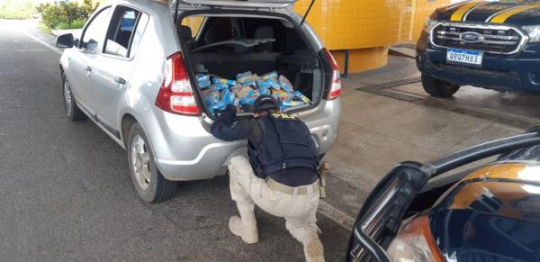 Apreensão de drogas nas estradas federais.(Imagem:PRF)