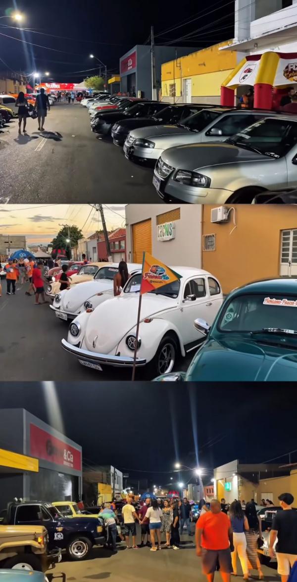 Floriano vira palco de estilo e nostalgia no 3º Encontro de Carros Antigos e Rebaixados(Imagem:Reprodução/Instagram)