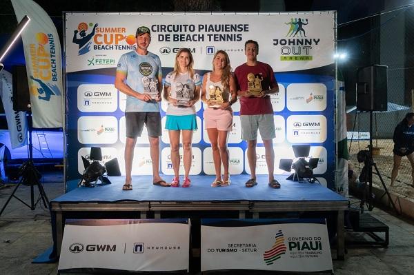 Circuito Summer Cup de Beach Tennis premia as duplas campeãs na 1ª rodada(Imagem:Lucas Duarte - Wodshot)