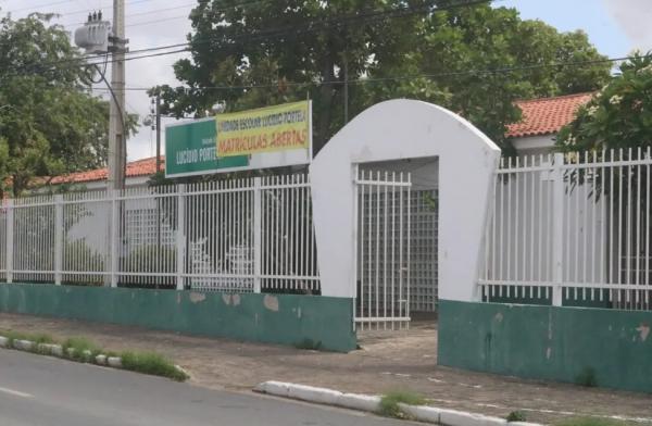 Escola Estadual Lucídio Portela, na Zona Sul de Teresina.(Imagem:Maria Romero/ G1 PI)