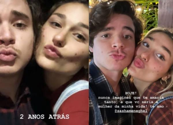 João Figueiredo recria selfie feita há dois anos com Sasha: 