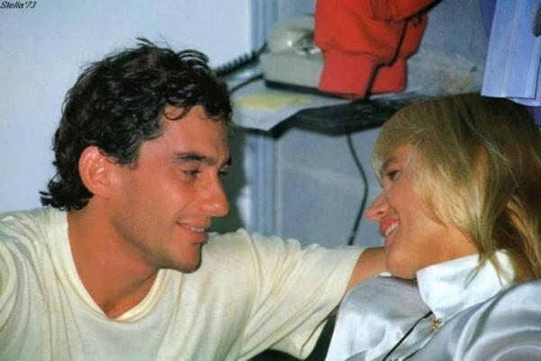 Xuxa Meneghel e Ayrton Senna(Imagem:Reprodução)