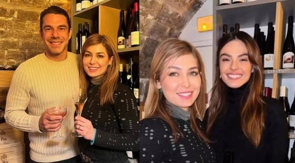 Isis Valverde e Marcus Buaiz visitam juntos loja de vinhos em Paris.(Imagem:Reprodução/ Instagram)