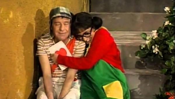 Chaves e Chiquinha(Imagem:Reprodução)