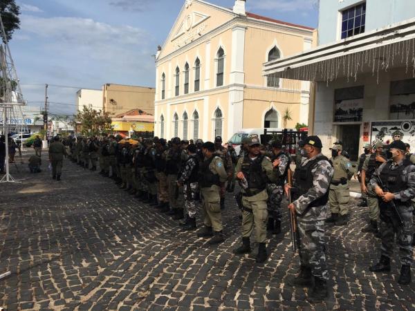 PM reforça policiamento em Teresina.(Imagem:Murilo Lucena/TV Clube)