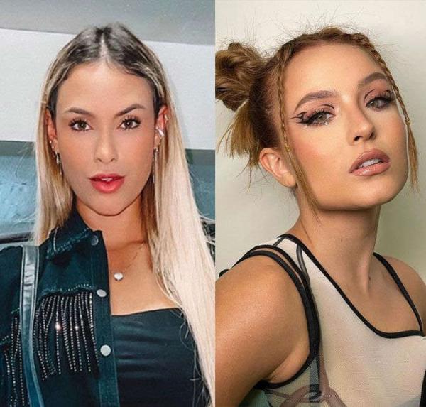 É eita atrás de vixe! Sarah Andrade foi flagrada fazendo algumas declarações bem reveladores sobre a vida amorosa de Larissa Manoela e o responsável pelo vazamento foi Bil Araújo.(Imagem:Reprodução)