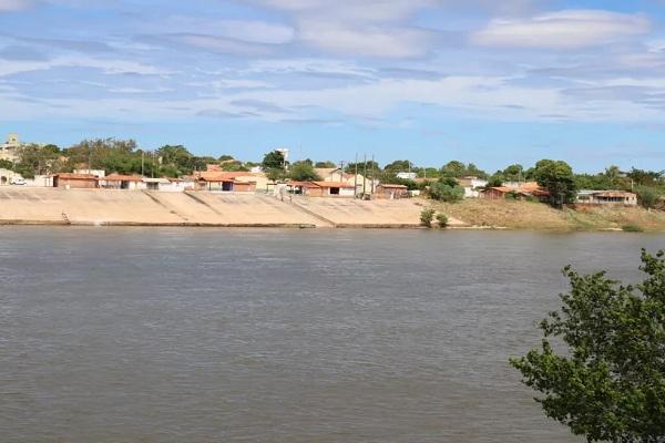  Rio Parnaíba em Floriano, no Piauí.(Imagem:Andrê Nascimento/g1 )