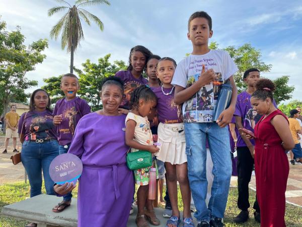 Maria Luiza e fam&iacute;lia (Imagem:Jadson Oz&oacute;rio)