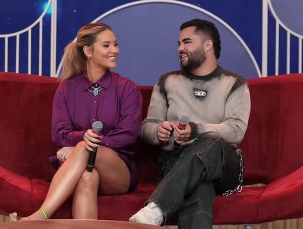 Virginia Fonseca e Lucas Guedez (Imagem:Rogerio Pallatta/SBT/Divulgação)