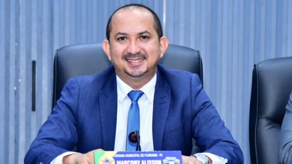 Vereador Marcony Alisson, presidente da Câmara Municipal de Floriano.(Imagem:CMF)