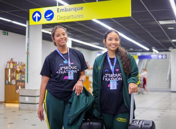 Do Piauí para o Mundo: intercambistas Seduckathon 2025 embarcam para experiência educacional em Portugal(Imagem:Divulgação)