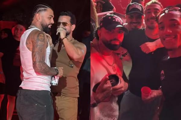 Gabigol curte férias no Rio.(Imagem:Reprodução/Instagram)