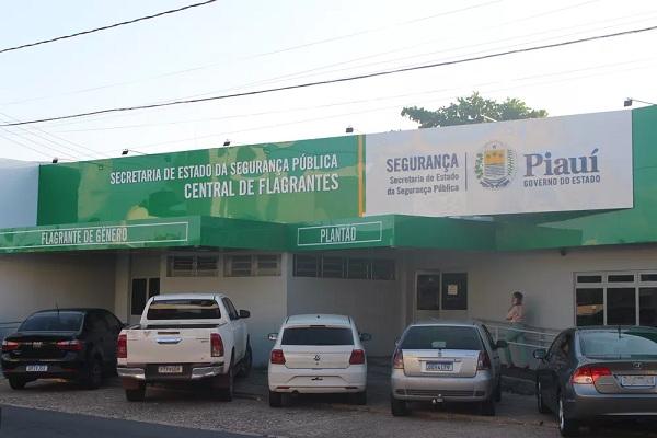 Central de Flagrantes de Teresina, Piauí.(Imagem:Lívia Ferreira /g1)