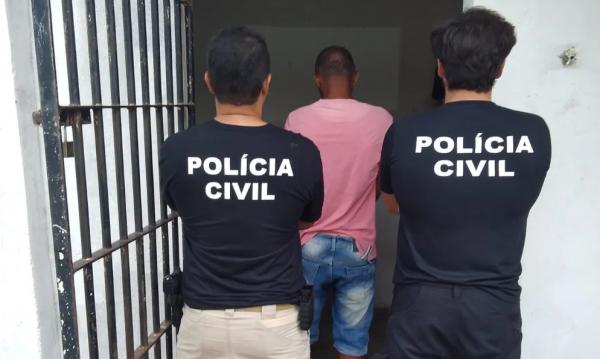 Suspeito de estupro de vulnerável é preso em Queimada Nova.(Imagem:Polícia Civil do Piauí)