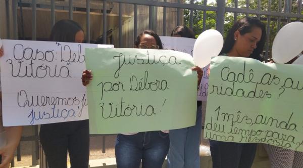 Protesto pede Justiça.(Imagem:Andrê Nascimento)